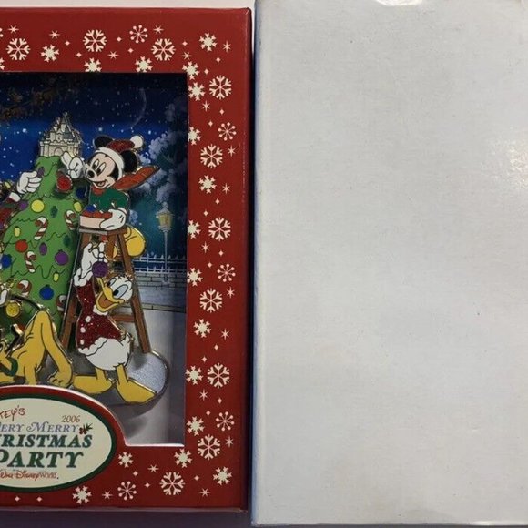 Mickey’s Very Merry Christmas Party 2006 Limited Edition Pin 1/1,500 Mint Boxed! - Picture 1 of 4